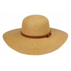 Mujer Braid Straw Wide Brim Classic Fedora Sun Hat UPF50+ Drawstring Light Brown 740704993429 eb-62423171